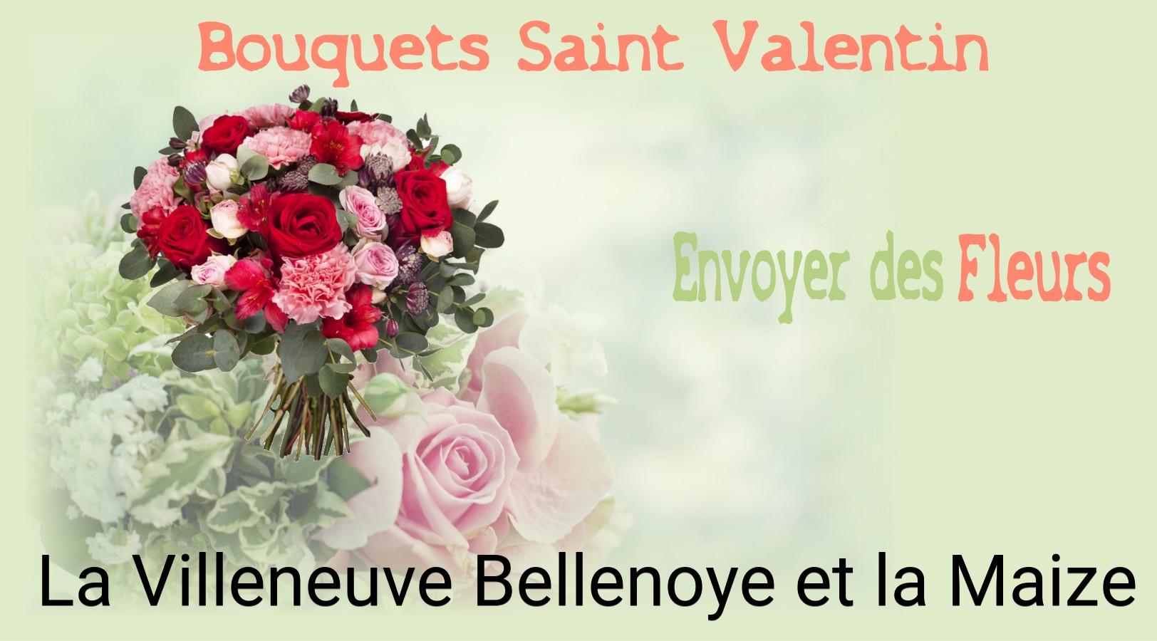 Roses de Saint-Valentin livrées à La Villeneuve-Bellenoye-et-la-Maize